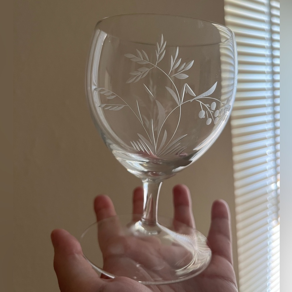 Fine Arts Wildflower Water Goblet Set - Picture 1 of 7